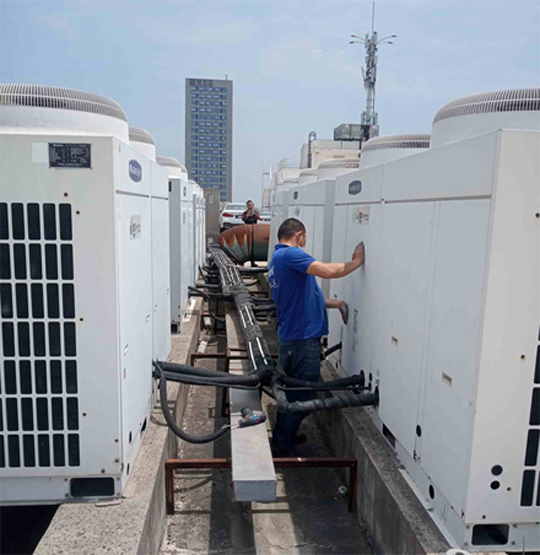 武陵源中央空调制热和不制冷系统维修方法